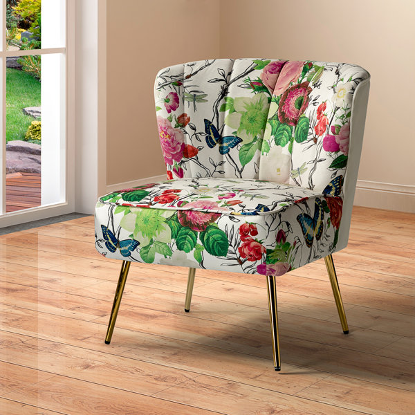 Etta Avenue™ Claudie Upholstered Side Chair & Reviews | Wayfair